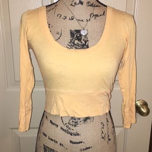 Orange Hollister Crop Top size Medium